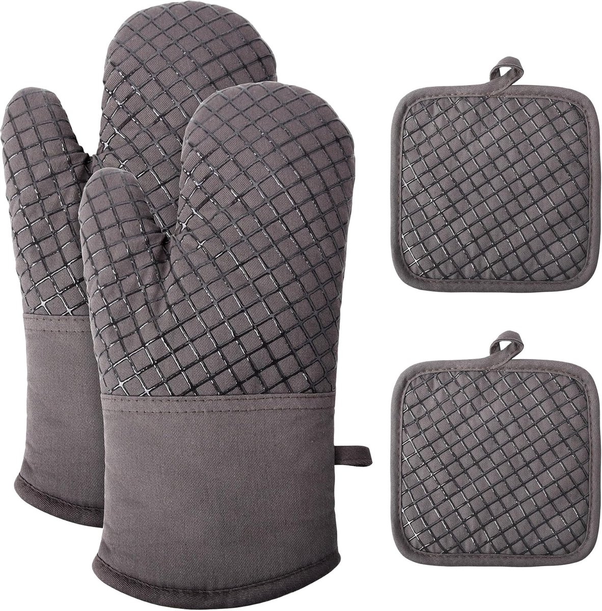 Ovenhandschoenen - Hittebestendige Ovenwanten - stevig