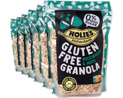 Holie's Glutenvrije Granola Buckwheat & Nuts 330gr - ontbijtgranen - suikervrij - gezond - vegan
