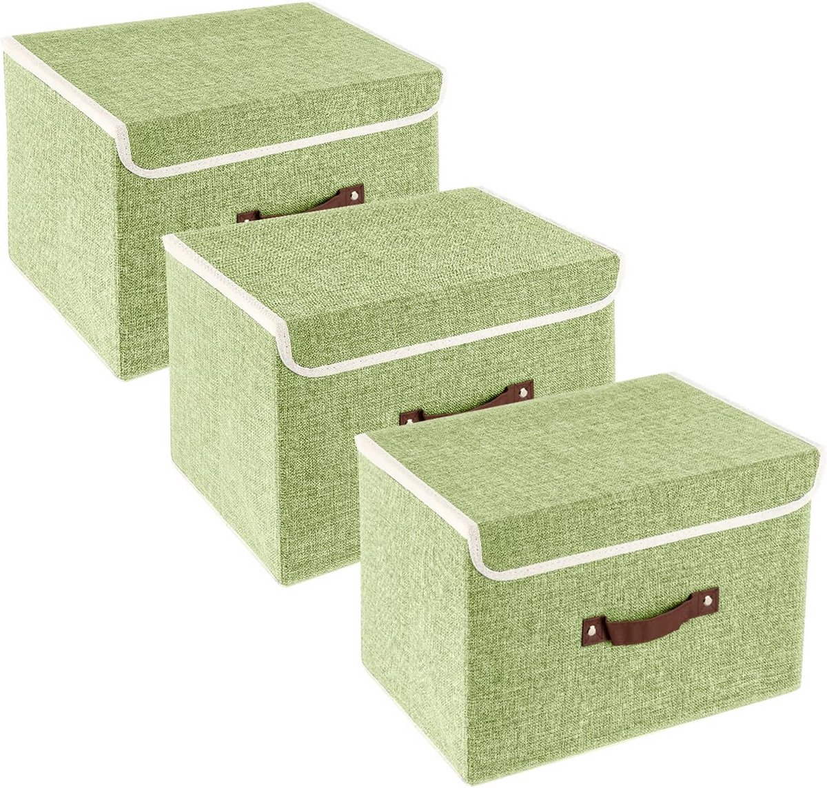 Opbergbak Met Deksel - Opbergdoos - Opbergbox - huishoudbox