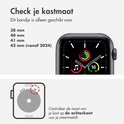 Check je kastmaat: bandje voor 38/40/41/42 mm Apple Watch.