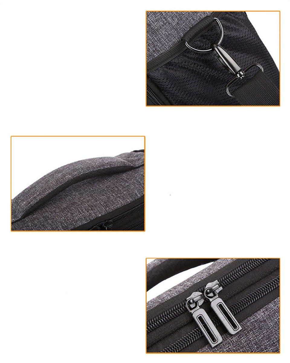 Auerberg Pro C7 schoudertas cameratas fototas voor Canon Nikon Olympus Fuji Pentax Sony foto camera video 7L thumbnail 2