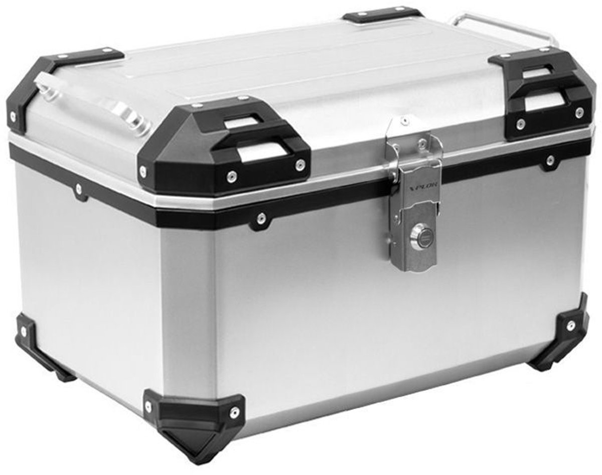 Topcase Plastique couleur Aluminium 52L
