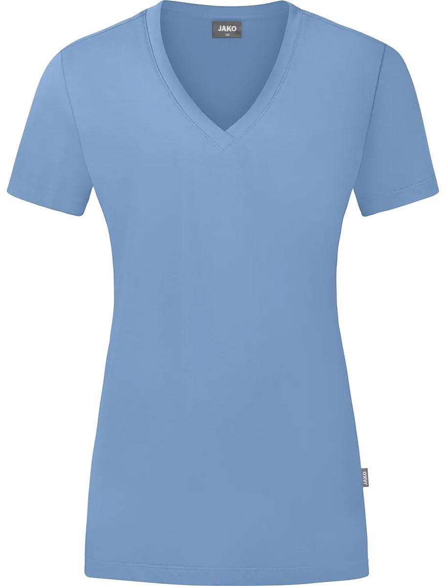 Jako Organic T-Shirt Dames - Ijsblauw | Maat: 40