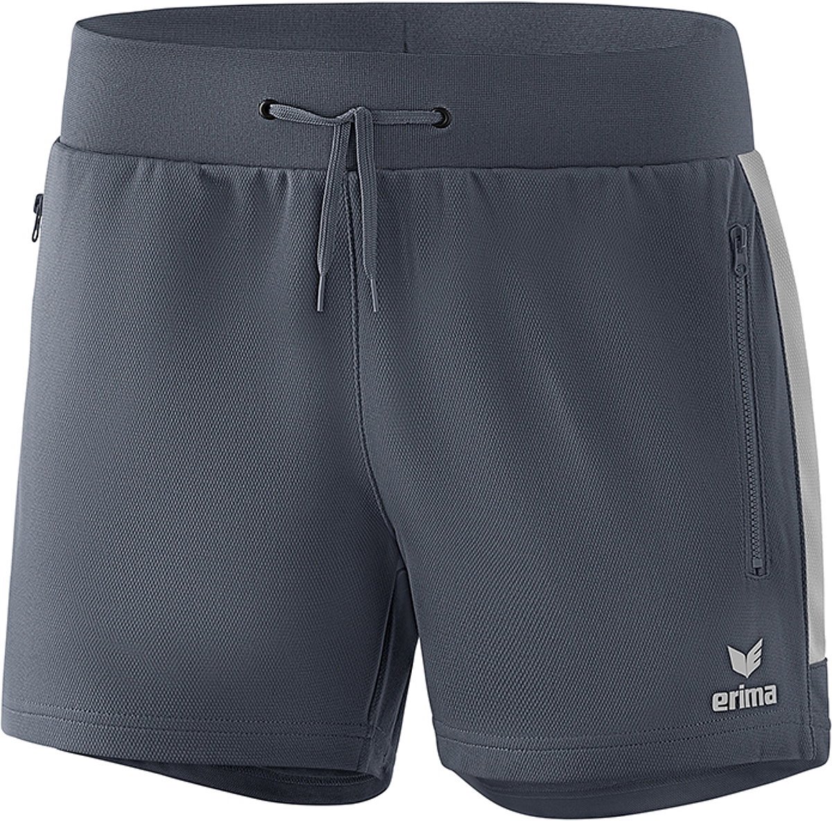 1200x1184.jpg Erima Squad Worker Short Dames - Slate Grey / Silver Grey | Maat: 34 - Afbeelding 1