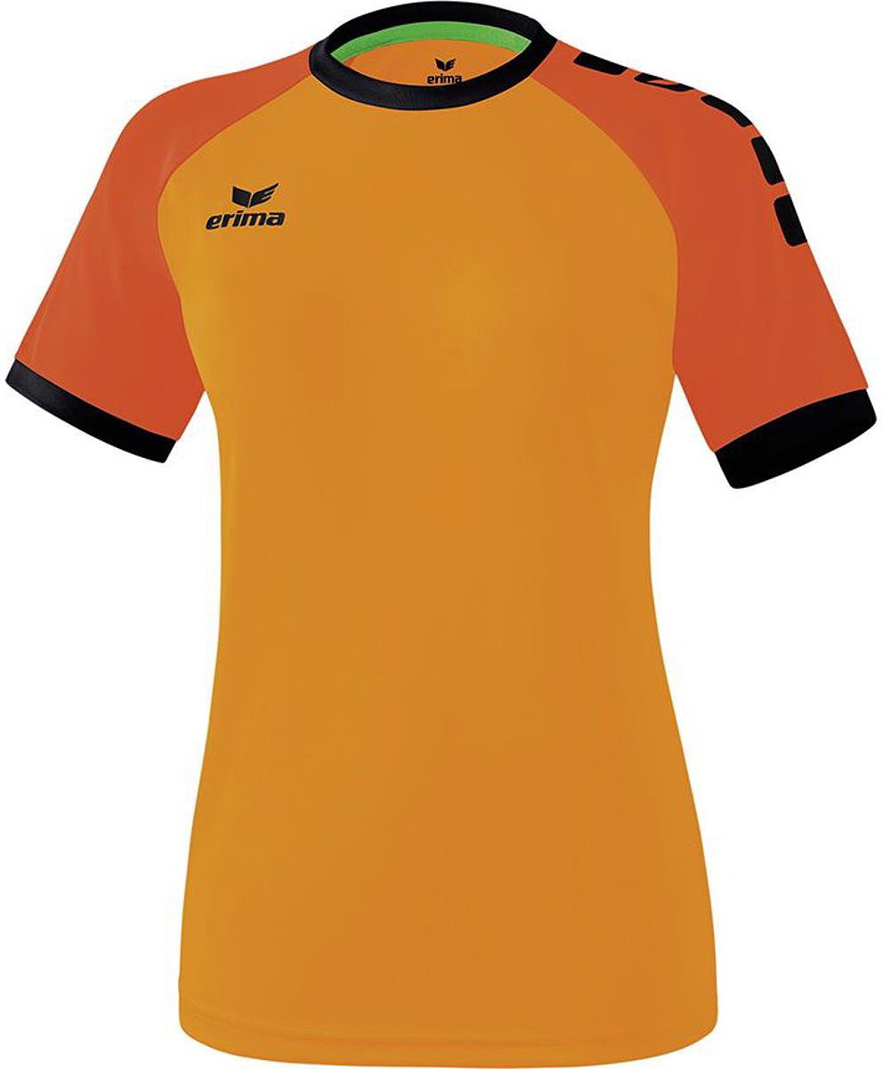 Erima Zenari 3.0 Shirt Korte Mouw Dames - Oranje / Mandarine / Zwart | Maat: 38