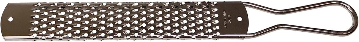 Langwerpige Rasp - Keuken Rasp - Direct Boven Pot - Roestvrij Staal - 22.5 Cm - Zilver