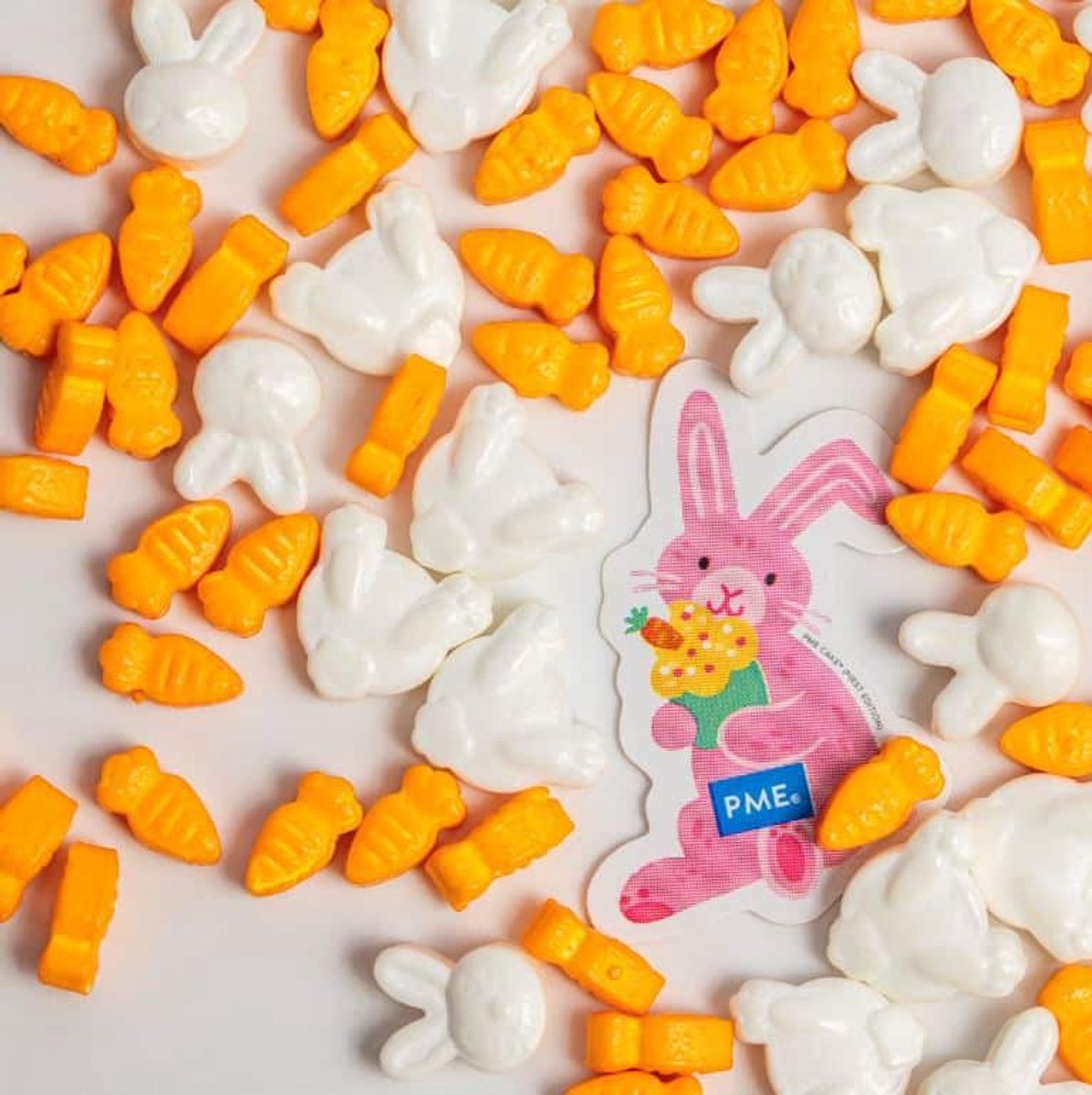 PME Sprinkle Charms Konijntjes en Wortels 25 gram