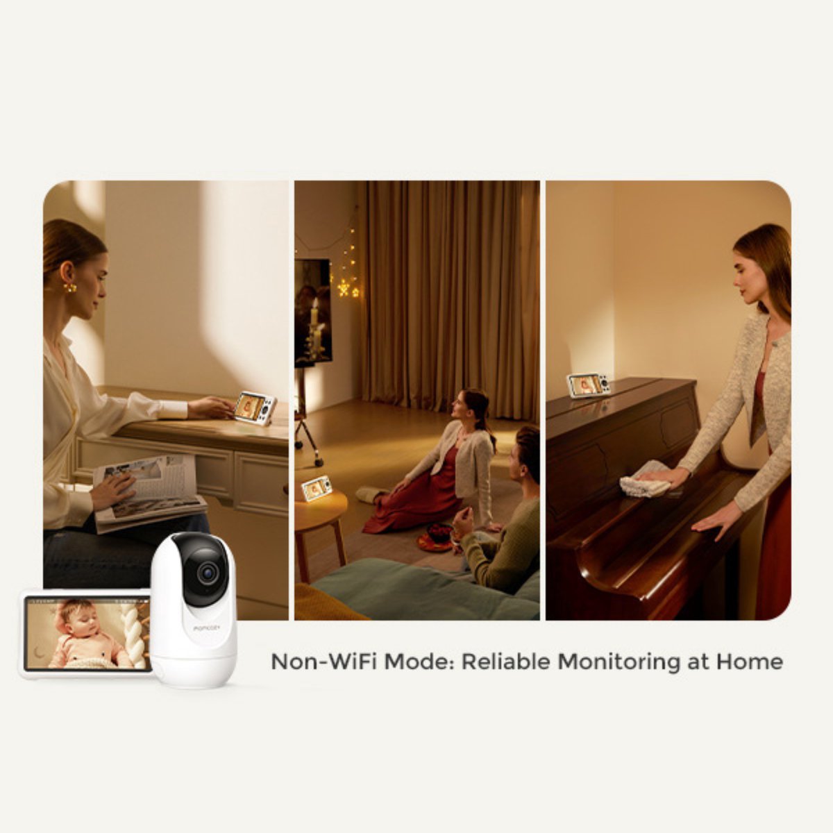 Momcozy BM04 Babyfoon met HD Video en Nachtzicht - afbeelding 3