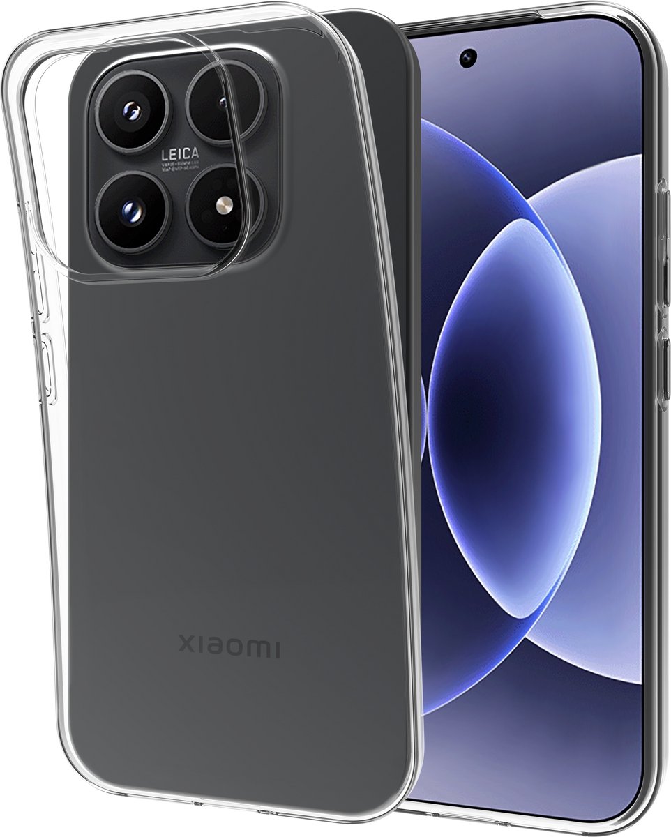 Just in Case hoesje geschikt voor Xiaomi 17 Hoesje Siliconen - Flexibele Case - Transparant