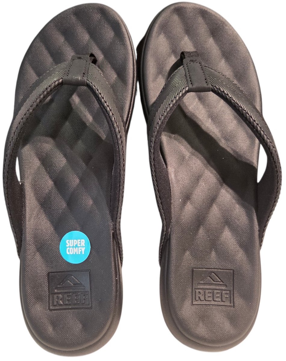 Reef Cushion Melody Teenslippers Synthetisch Dames Zwart