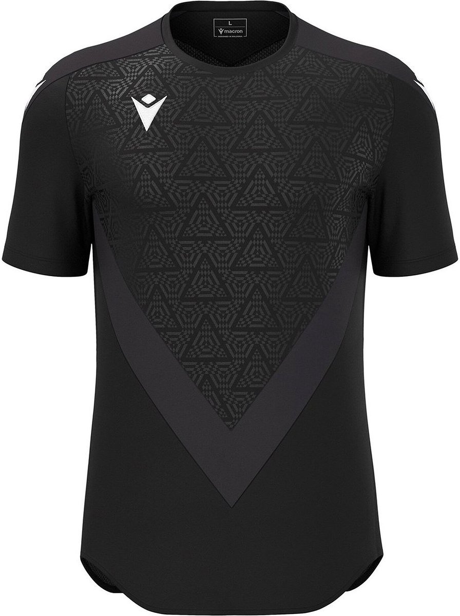 Macron Thunder Wisp Shirt Korte Mouw Heren - Zwart | Maat: L