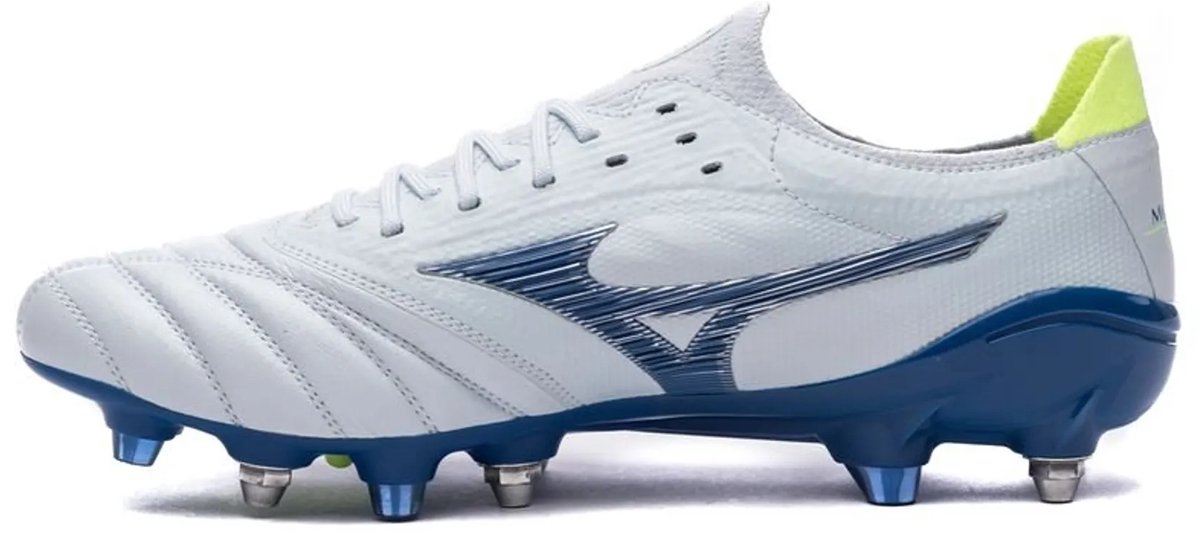 Mizuno Morelia Neo III Beta Japan mix voetbalschoen - Wit/blauw - Maat 47