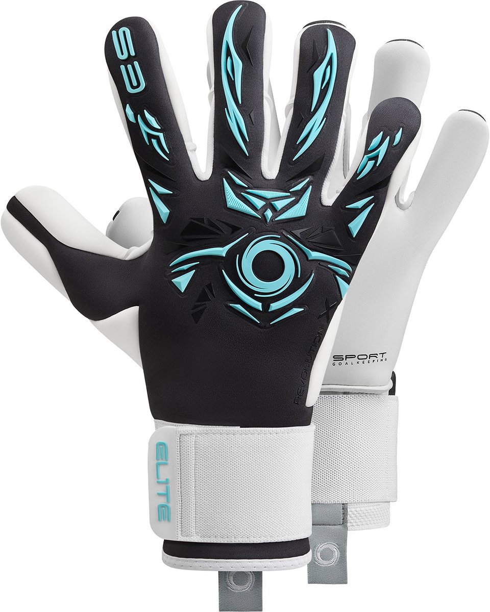 Elite Sport Neo Revolution X Gt Keepershandschoenen - Wit / Marine | Maat: 7