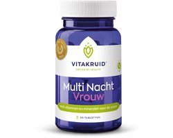 Vitakruid Vitakruid Multi Nacht vrouw Voedingssupplement - 30 tabletten - 30 stuks