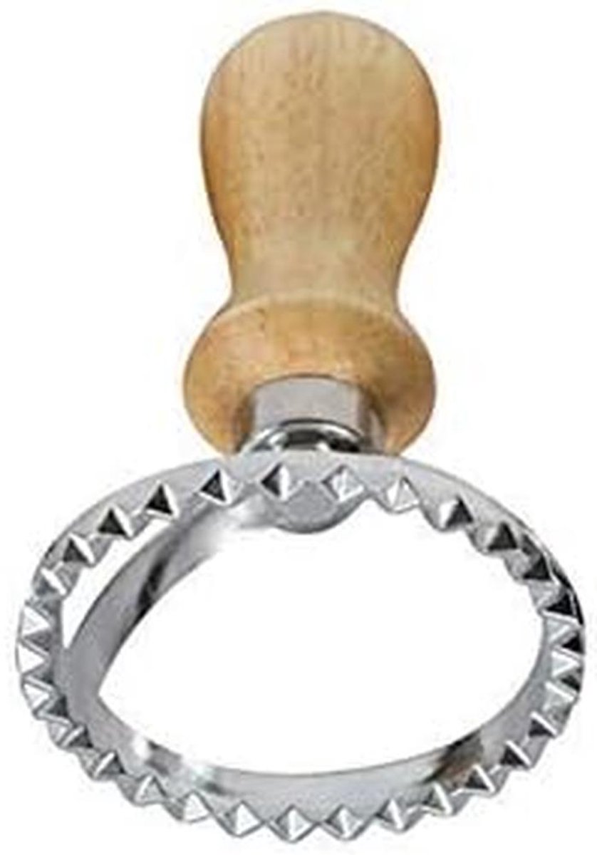 Ravioli Stempel - Pastavorm Maker - Zelfgemaakte Pasta - Houten Handvat - Rond Vierkant