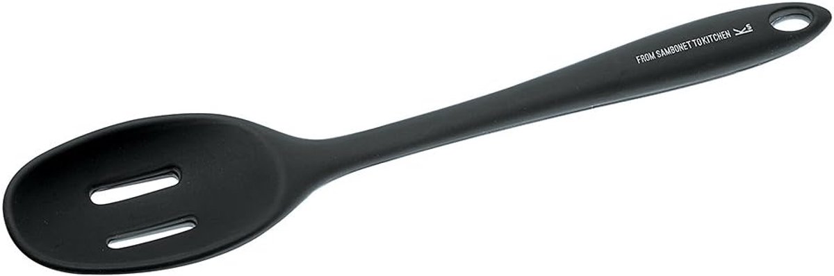 Uitleklepel Siliconen - Keukengereedschap - Koken en serveren - Vaatwasserbestendig - 29 cm - Zwart