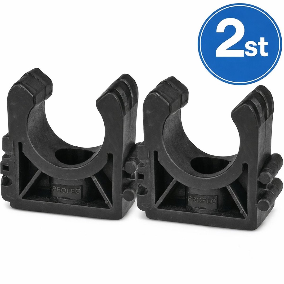 PE Buisklem 25mm (zakje a 2 stuks) - Mega
