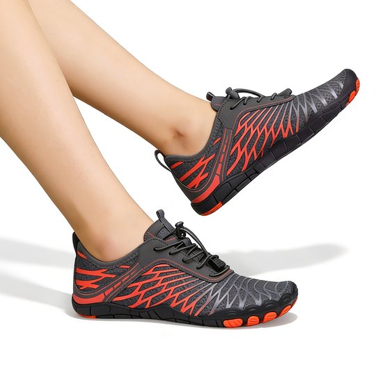 Unisex barefoot-schoenen — Maat 4XL (maat 43) — Outdoor waterschoenen — Vijfvingerschoenen — Waadschoenen — Strandschoenen — Zwem- & fitnessschoenen — Fiets- & wandelschoenen — Trailrunning, antislip outdoor — Stroomtrekking-schoenen — Duikschoenen