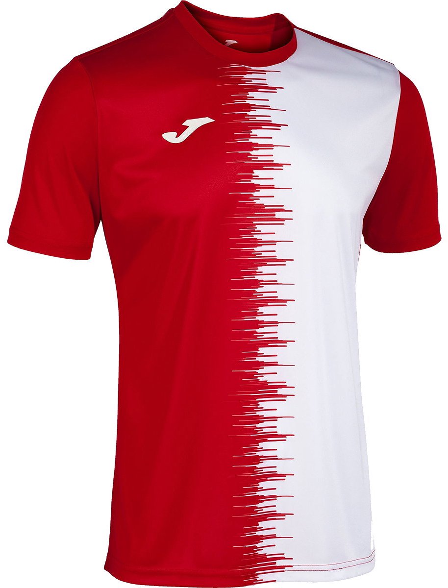 Joma City II Shirt Korte Mouw Heren - Rood / Wit | Maat: XL