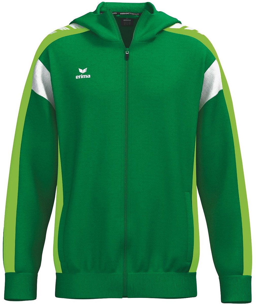 Erima Celebrate 125 Trainingsjack Met Capuchon Heren - Smaragd / Green Gecko | Maat: XL