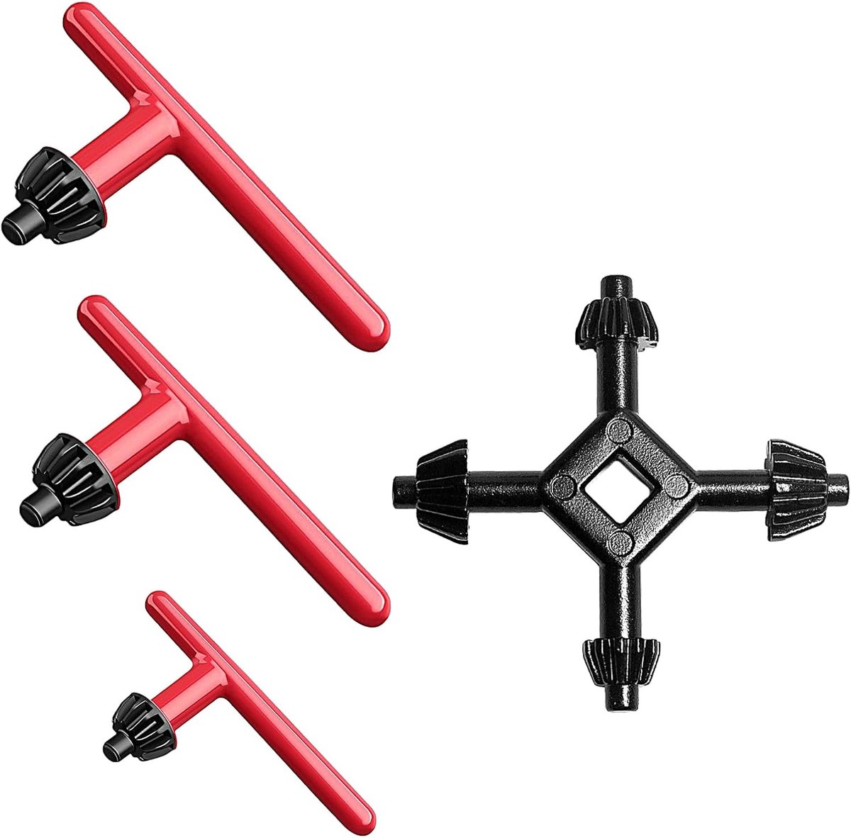 Boorkopsleutel Set - Universeel Gereedschap - Boor Huis - 4-in-1 Multifunctioneel - 16mm Capaciteit - Veelkleurig