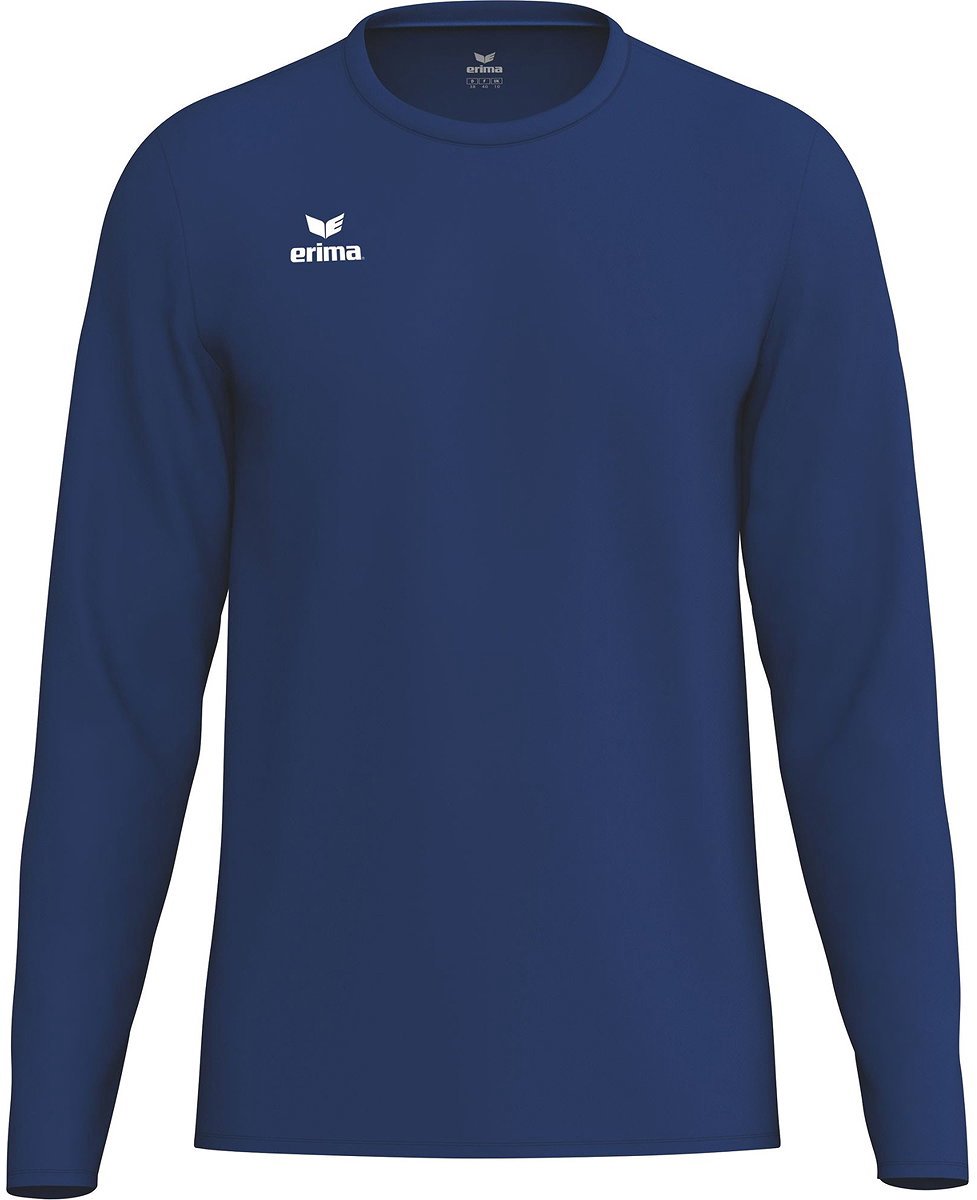 Erima Intro Voetbalshirt Lange Mouw Kinderen - New Navy | Maat: 140