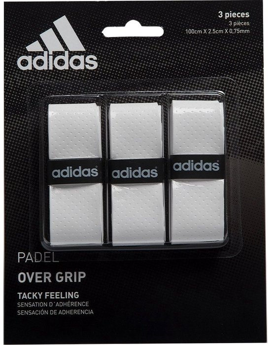 Adidas (3X) Padel Overgrip - Wit | Maat: UNI