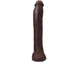 Hollywood Cash - Realistic ULTRASKYN Dildo - 11" / 29 cm - Chocolate