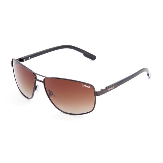 SINNER Brandon X - Zonnebril - Polariserende SINTEC® lenzen - Bruin - Unisex - One size - BIO based frame