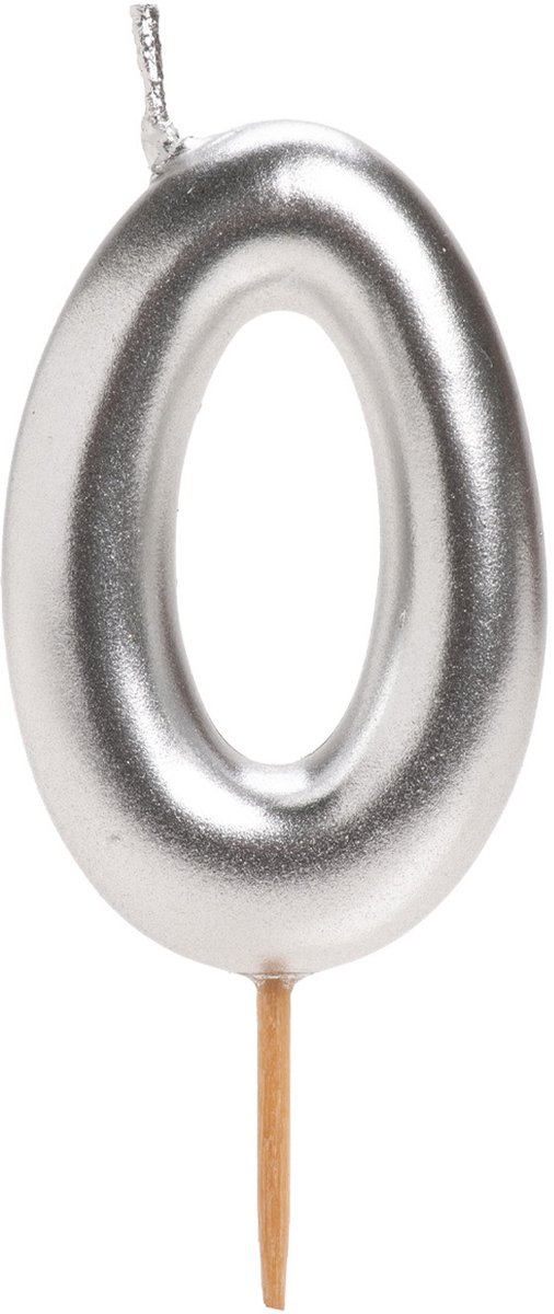Dekora Silver Comic Birthday Candle - 0