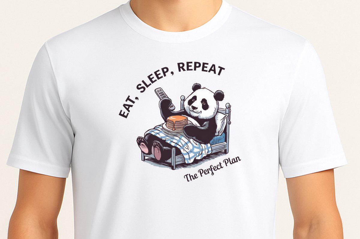 EAT, SLEEP, REPEAT The perfect planas - T Shirt - Cute - Sarcastic - GoodVibes - Funny - Gift - Cadeau - Sarcastisch - schattig - lief - feelgood