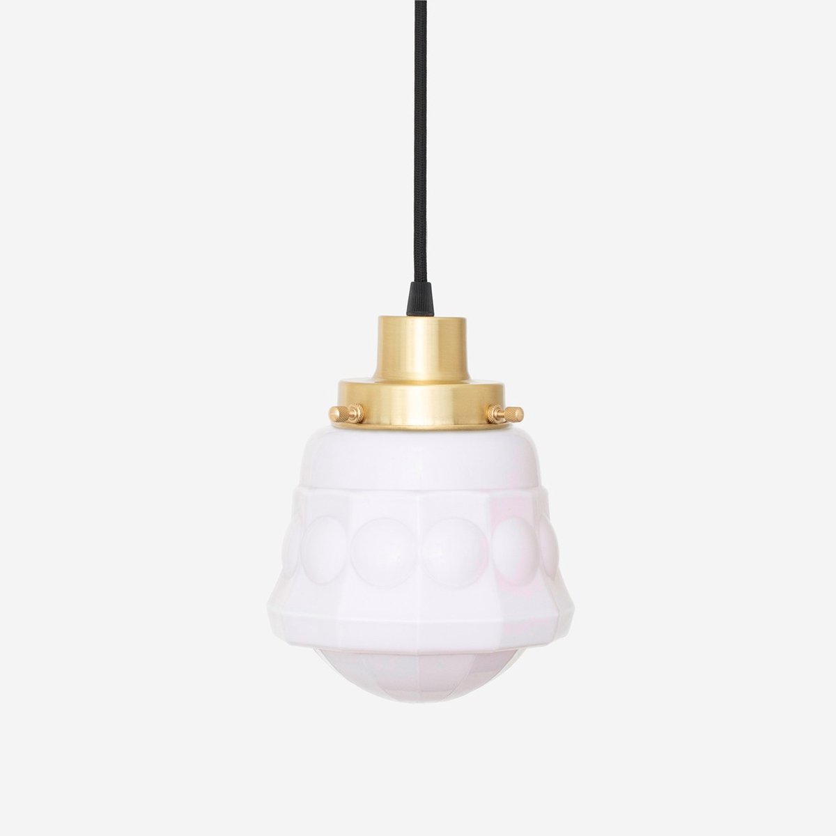 Hanglamp aan snoer Weimar Blush 20's Messing - Art Deco Trade