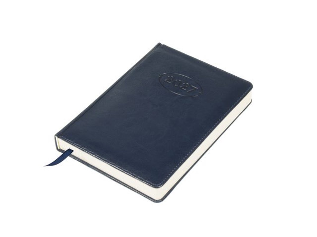 Multo Hannibal Dagagenda A5 2027 - 1 dag / 1 pagina - Blauw - Kunstleder MU-727132