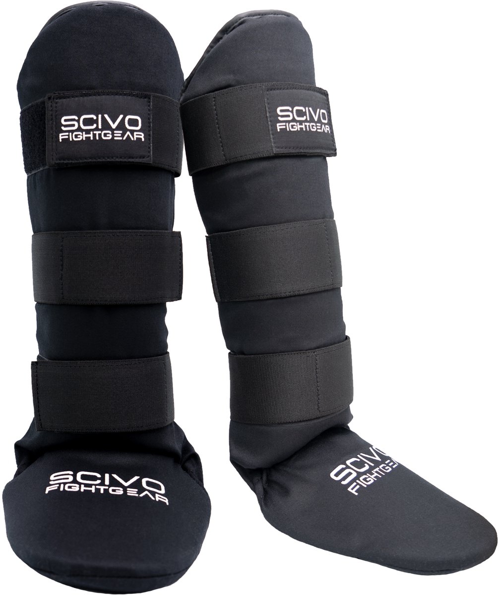 Scivo Fightgear Velcro Shinguards (L)