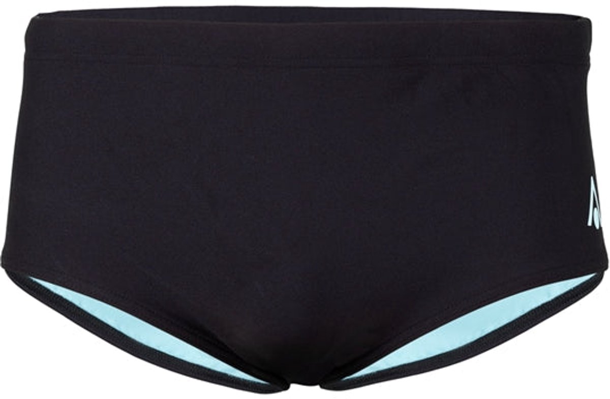 Essential zwemslip 14CM - Black / Light Blue - Maat XL - Zwemslip Heren Zwart - Aqua Sphere