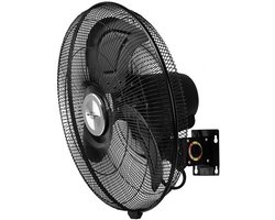 Wandventilator - Muur Ventilator - Kamers Koelen - 3 Snelheden - 45cm Diameter - Zwart