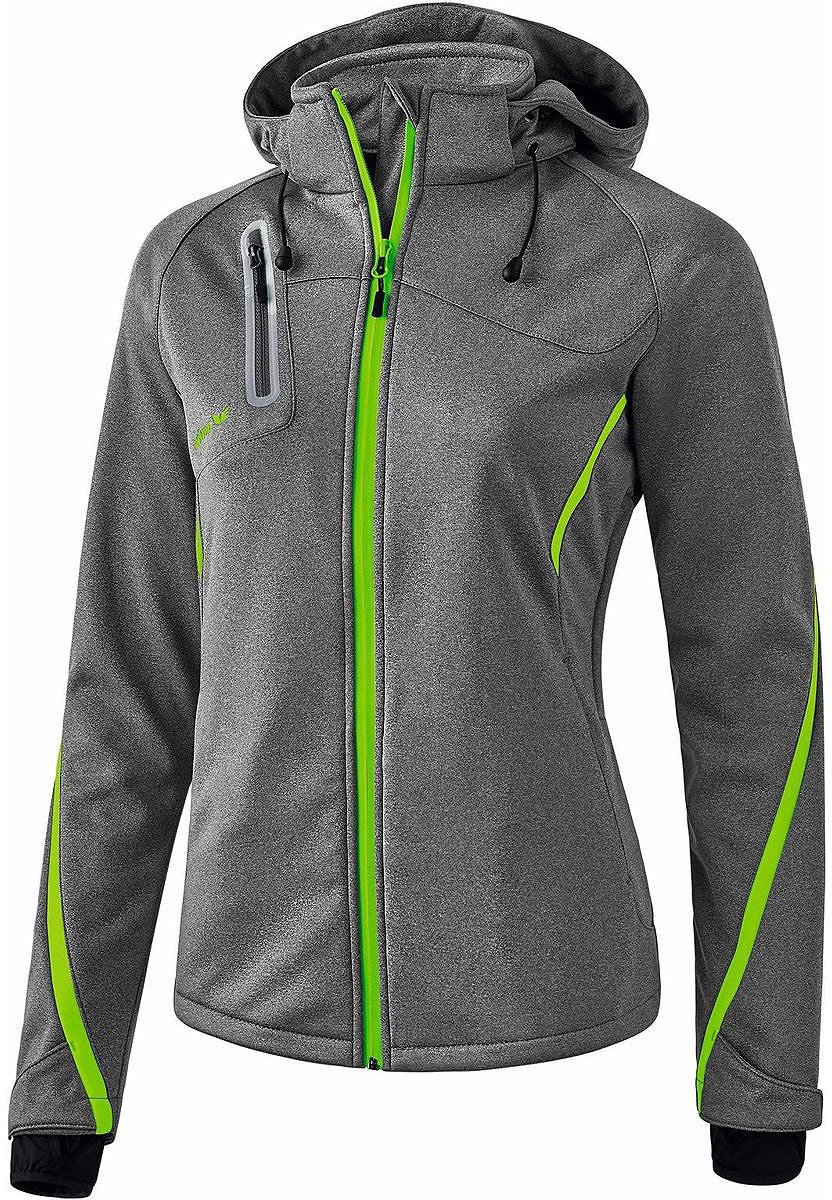 Erima Outdoor Dames Softshell Jack Softshelljassen Grijs