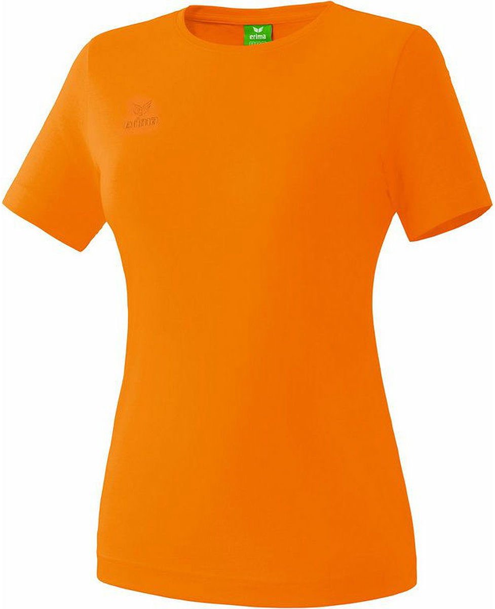Erima Teamsport T-Shirt Dames - Oranje | Maat: 34