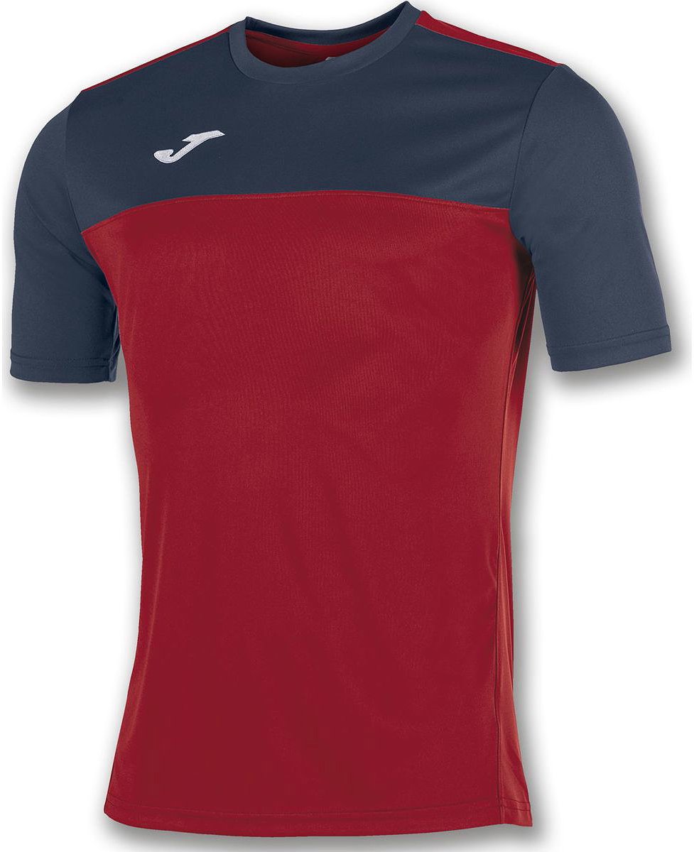 Joma Winner Shirt Korte Mouw Heren - Rood / Marine | Maat: L