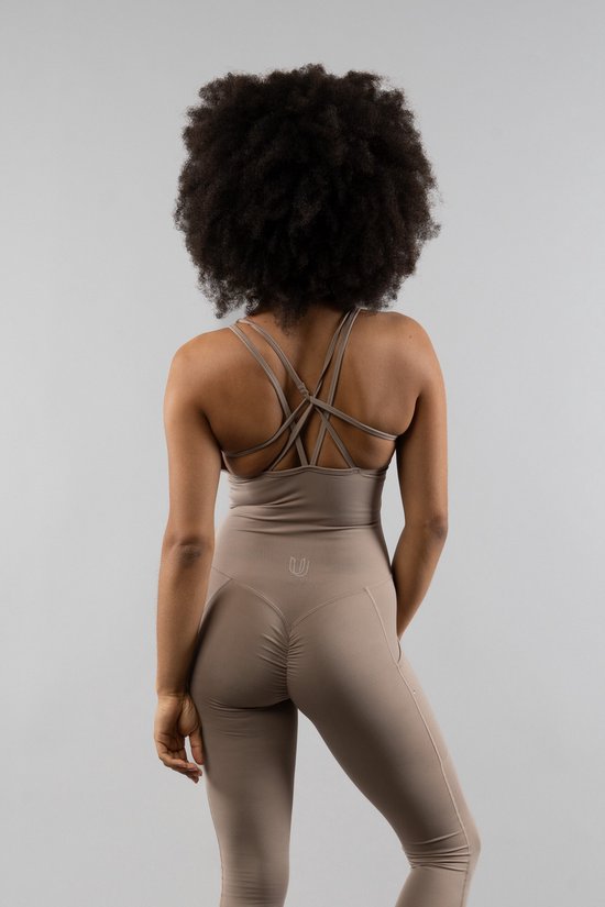 Unveil Active-Jumpsuit- Desert Taupe XL — afbeelding 3