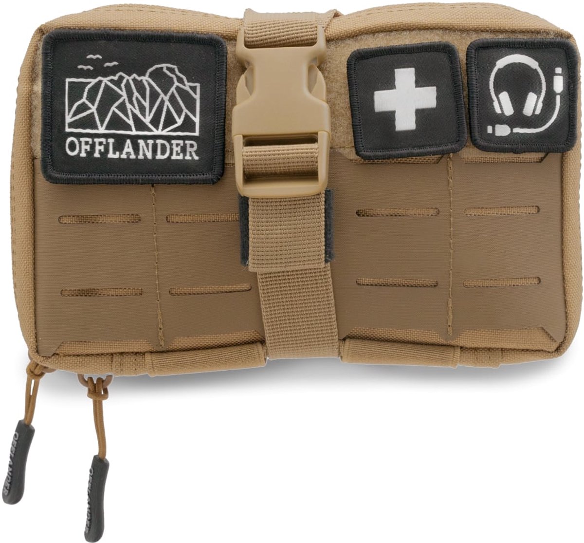OFFLANDER - Tactische Opbergtas - MOLLE - Voor Powerbank en Kabels - Khaki