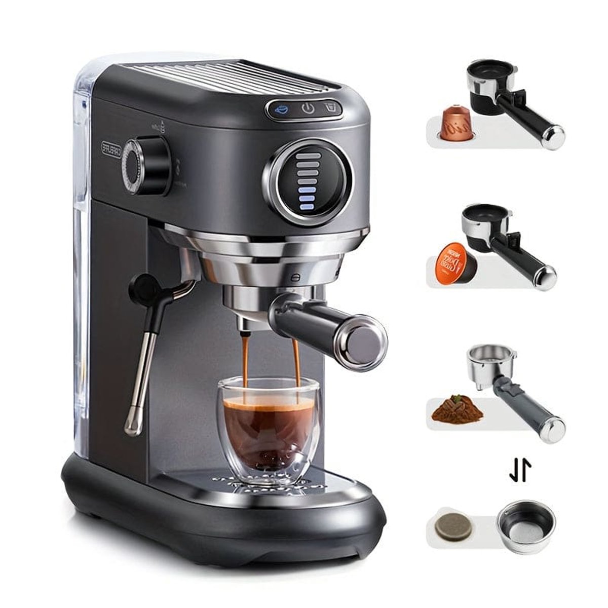 Corvance Espressomachine 19 Bar Pompdruk met Afneembare - Corvance - €316,99