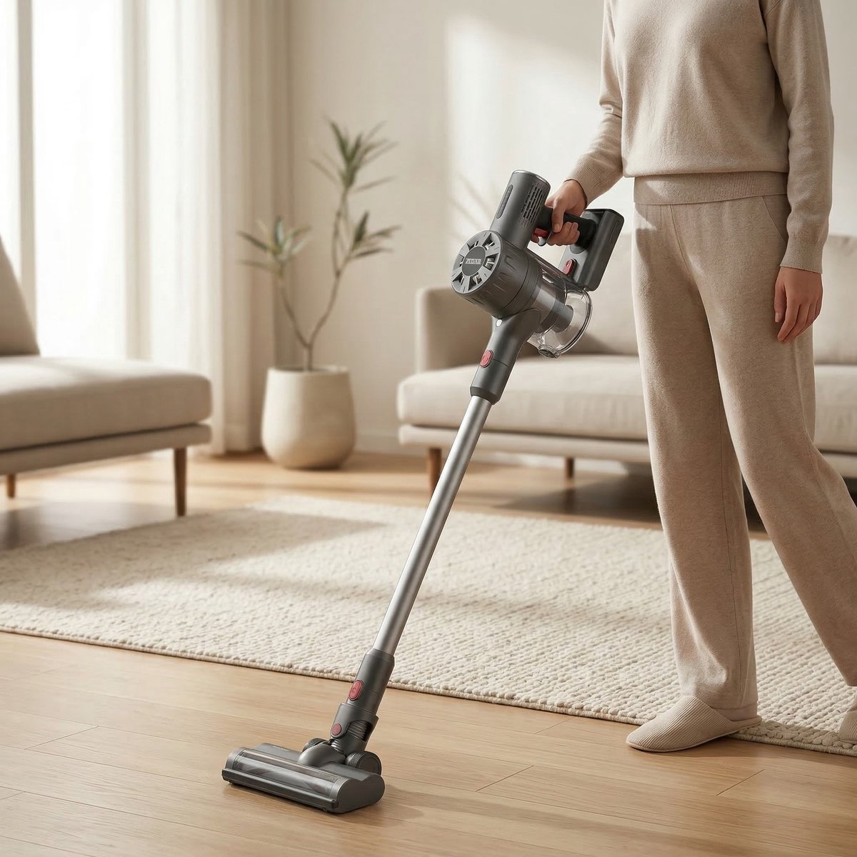 Zedar S600+ Steelstofzuiger draadloos met 4 verschillende opzetstukken - Draadloze stofzuiger - zonder zak op accu- Vacuum cleaner — afbeelding 6