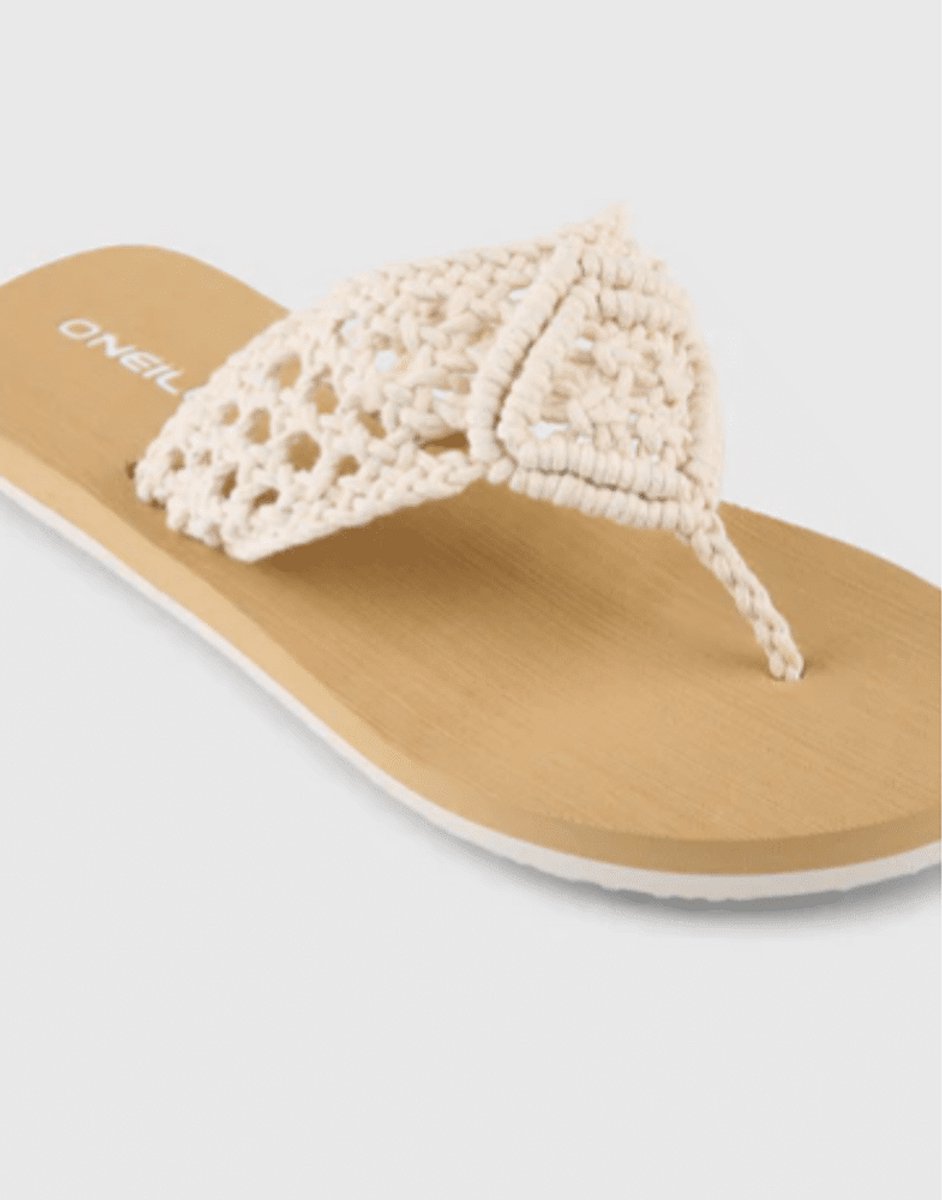 O’neill Ditsy Crochet Sandals Snow Wit