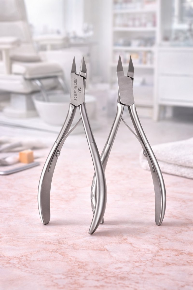 Belux Surgical / Nagelknipper/Nageltang Met Spitse Bek Voor Nagelhoekjes - Hoektang 10.00cm/ Rechte Bek