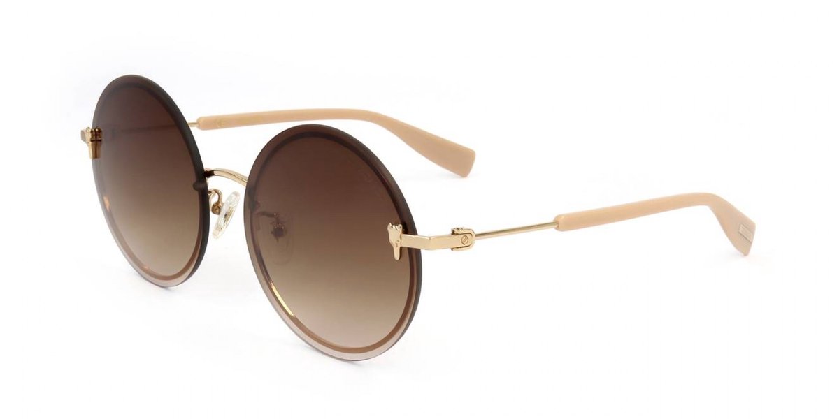Trussardi STR412F Gold 59/17/147 WOMAN Zonnebrillen