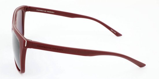 Zonnebril Uniseks Porsche Design P8648 ø 56 mm Rood van Merkloos — afbeelding 4