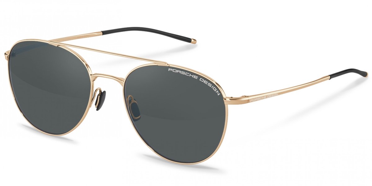 Porsche Design P8947 Gold, black 56/19/145 UNISEX Zonnebrillen