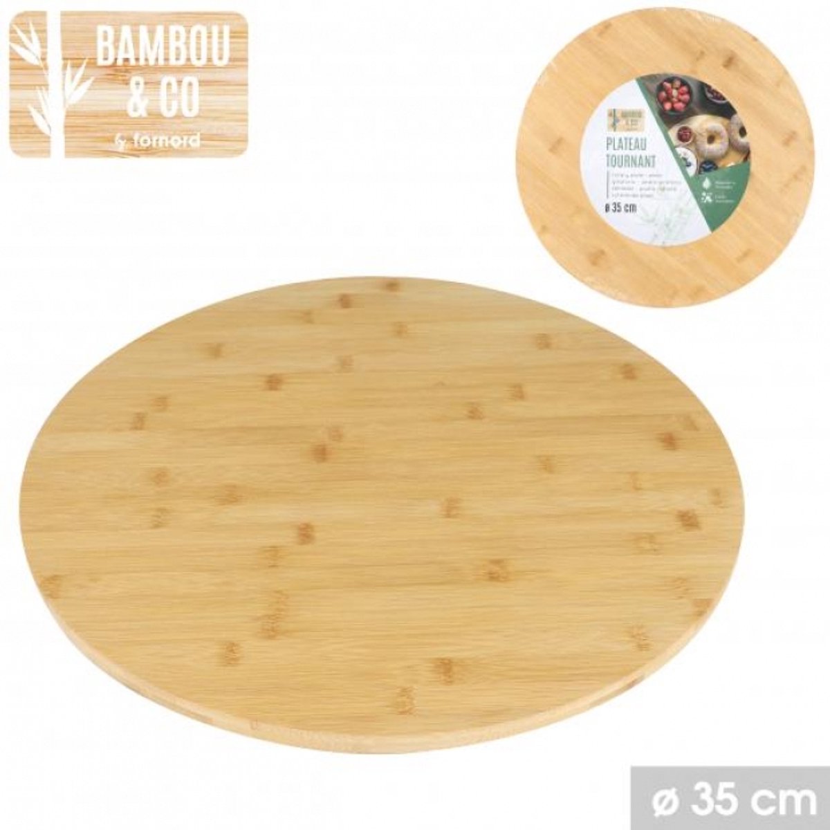 “BAMBOU & CO” DRAAIPLATEAU Ø35 CM
