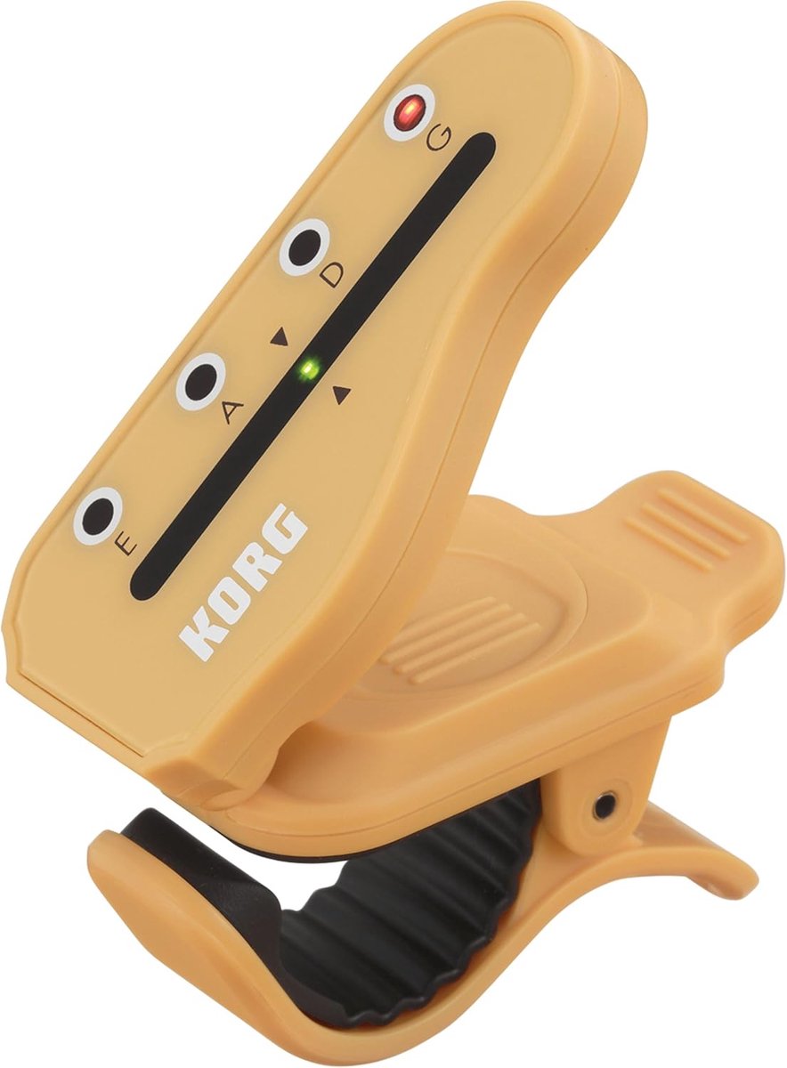 Stemapparaat Gitaar - Instrument Stemmer - Snel Stemmen - Compact Ontwerp - 18 gram - Bruin
